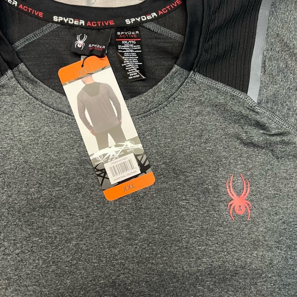 Men's Spyder Active Long Sleeve Tee T-Shirt Proweb - Picture 4 of 4